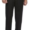 Haggar Men’s Premium No-Iron Khaki Classic Fit Pants with Expandable Waist and Flat Front