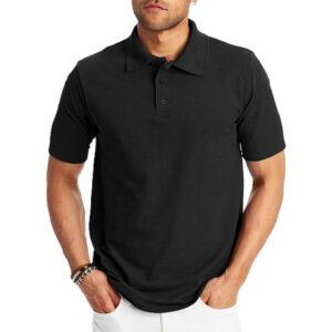 Hanes Men’s X-Temp Midweight Short Sleeve Polo Shirt